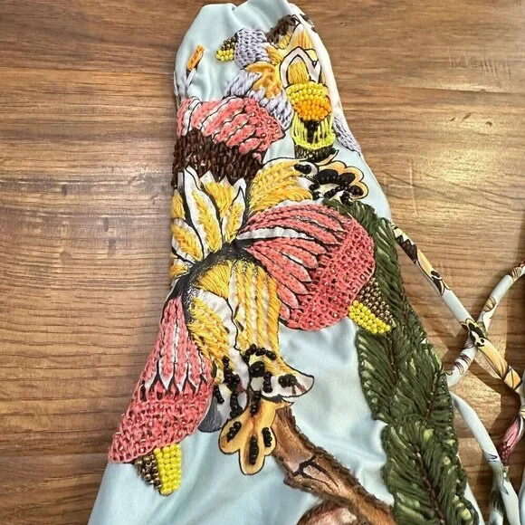 Agua Bendita Becca Varenna Reversible One Piece Swimsuit Large - Picture 7 of 11